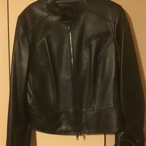 Lafayette 148 leather jacket 14